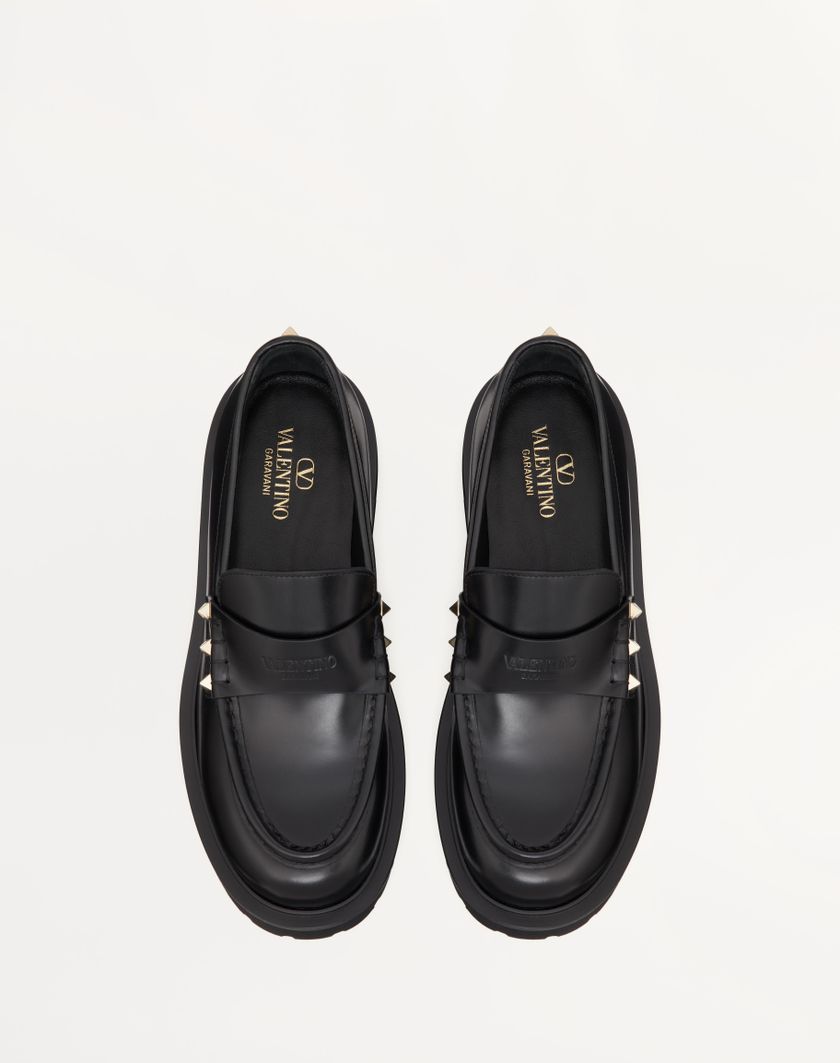 ROCKSTUD CALFSKIN LOAFER - Image 4